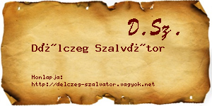 Délczeg Szalvátor névjegykártya